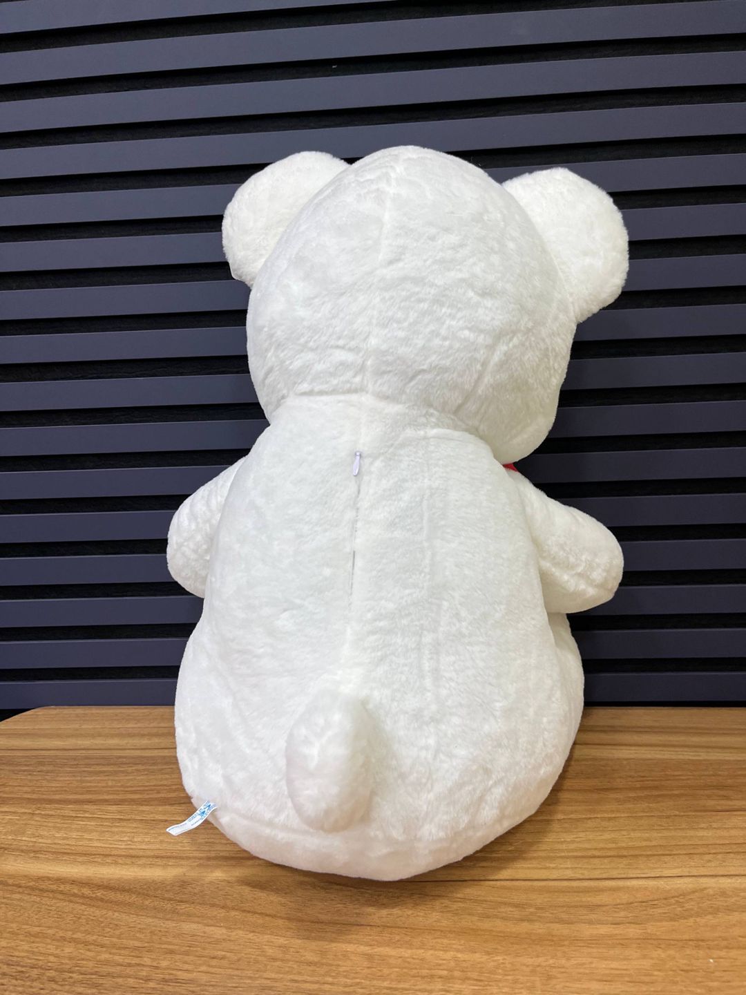 Yumşaq oyuncaq Ayı, peluş, ağ, 50 sm — Yumşaq oyuncaqlar, Bakı (3)