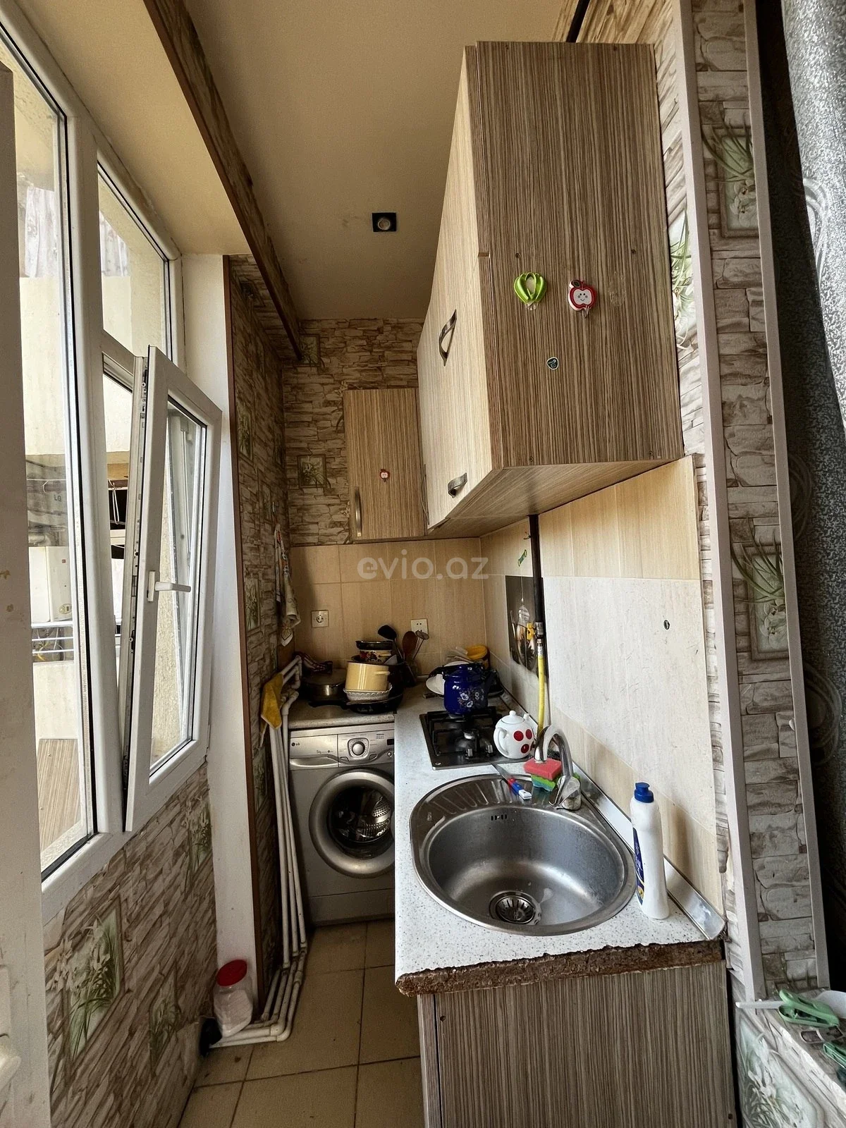 Kirayə 1 otaqlı mənzil Nəsimi metrosu yaxınlığında — Mənzil, Bakı (5)