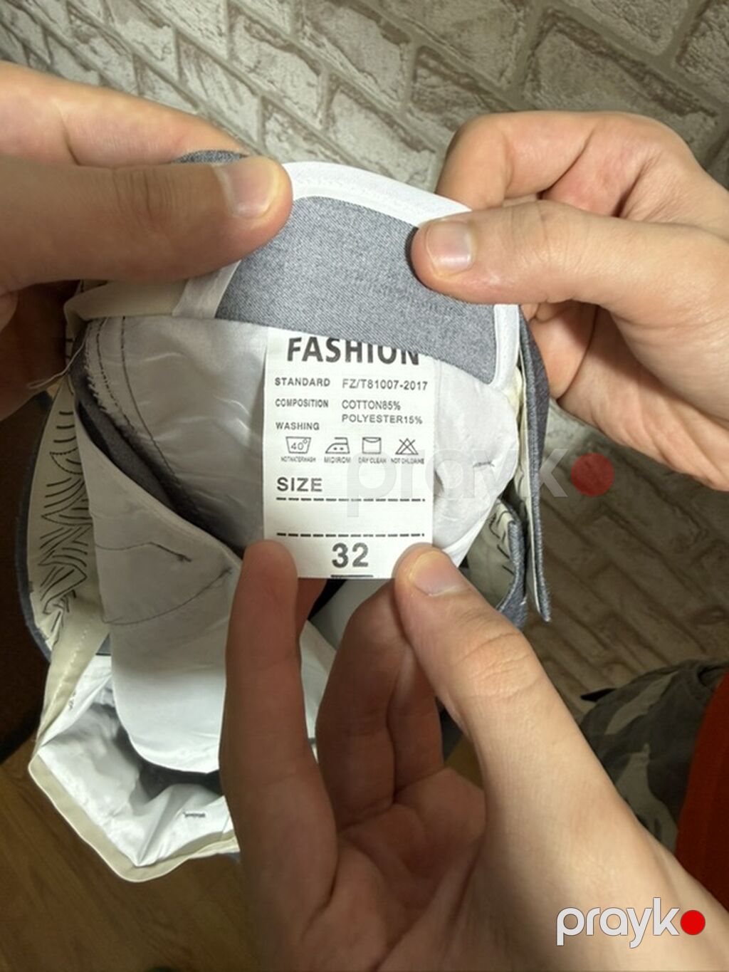 Kişi şalvarları – 2 model 1) Tünd boz/qaraya çalan jeans — Şalvar, Sumqayıt (7)