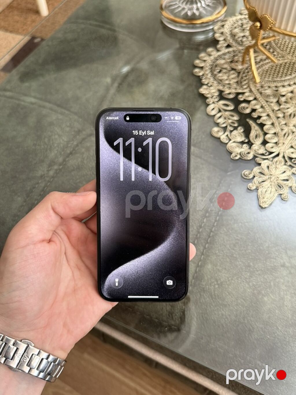 IPhone 15 Pro, Black Titanium, Face ID — Apple iPhone, Bakı (2)