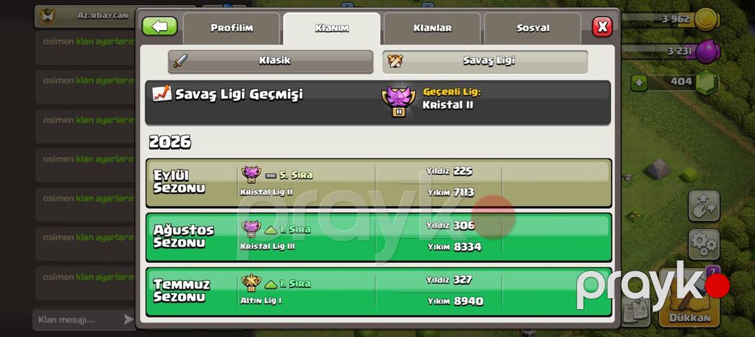 Clash of clans klanı — Oyunlar, konsollər və proqramlar, Qəbələ (3)