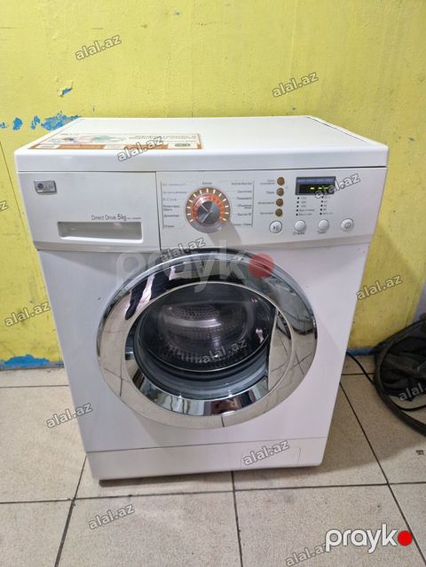 Paltaryuyan maşın LG, 5 kq, İşlənmiş, Avtomat, Qurutma var, Kredit yoxdur, Ödəni — Xırdalan