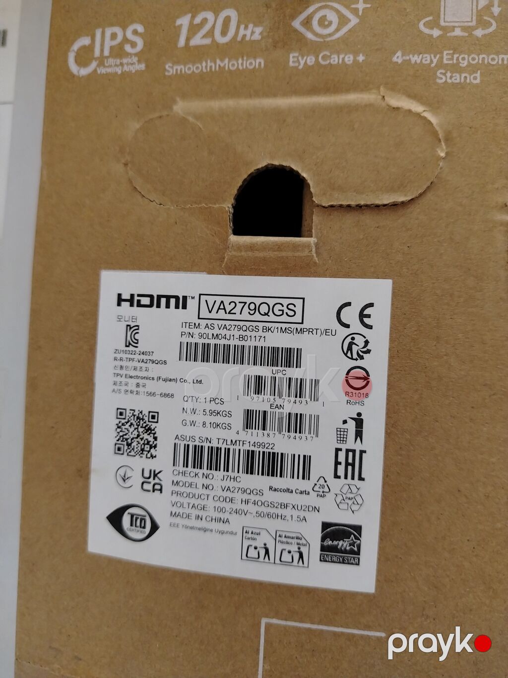 ASUS VA279QGS və Lenovo ThinkVision S27i-30 monitorları 99 Azn Dən — Monitorlər, Bakı (5)