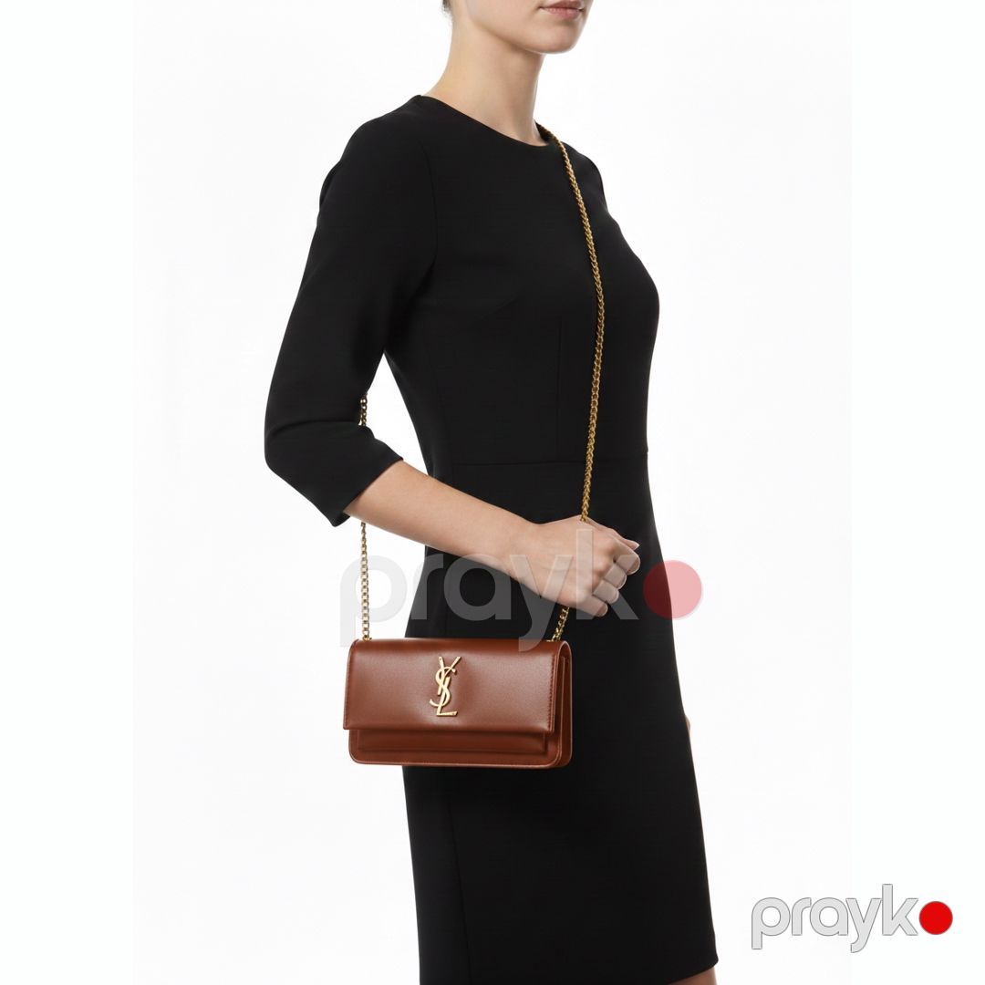 YSL Sunset Medium 22 sm – İkonik Monogram Çiyin Çantası — Çantalar, çamadanlar, cüzdanlar, Bakı (4)