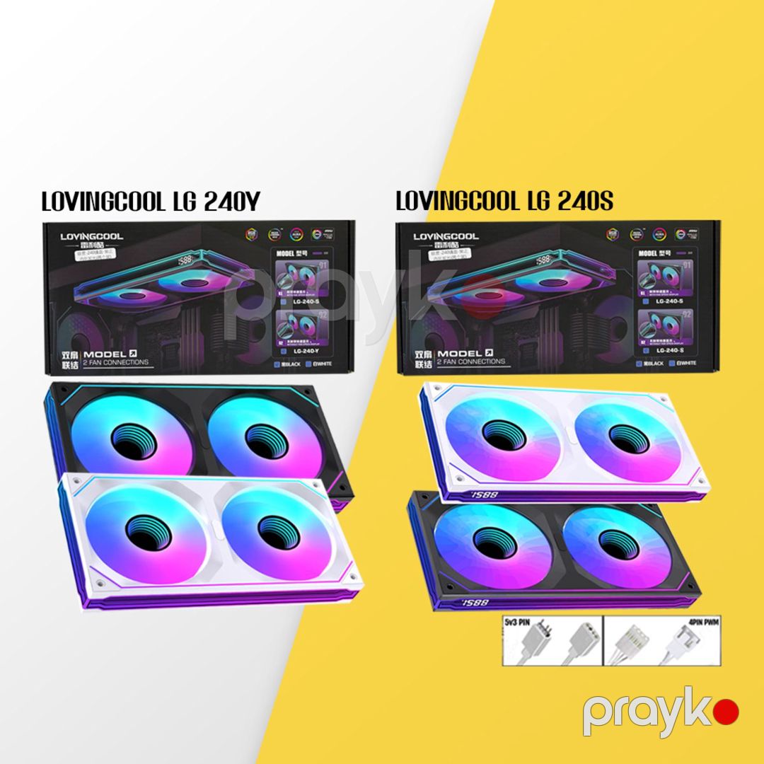 LovingCool LG240 Double Argb Case Fan with RPM Monitor — Kompüterlər və noutbuklar, Bakı (3)