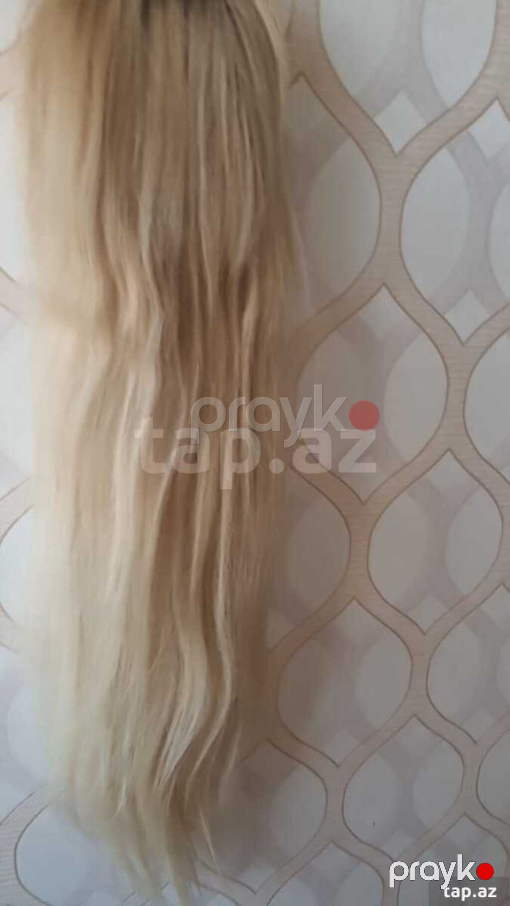 Uzunluğu 80 cm, təbii uşaq saçıdır, içi dəridir 350 qram, 1 ay əvvəl — Saç qayığı, Bakı (4)