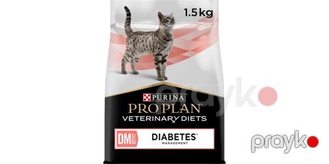 Quru yem Purina Pro Plan Veterinary Diets DM St/Ox şəkərli diabet olan pişiklər üçün, 1500 q — Bakı