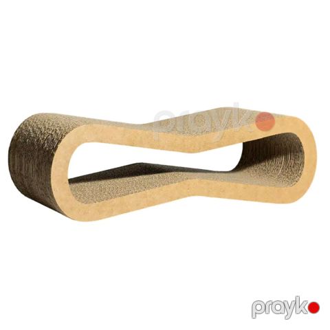 Dırnaq itiləyən-taxt ZooMir pişiklər və pişik balaları üçün, karton, 53х21х16 sm — Bakı