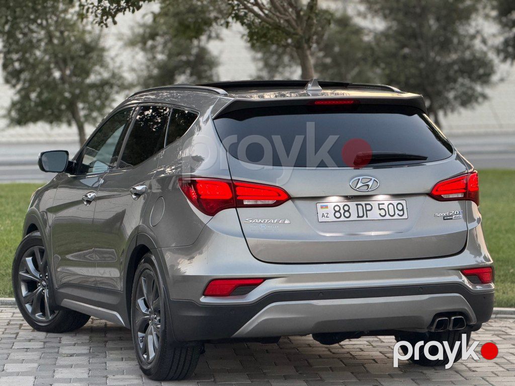 Hyundai Santa Fe, 2.0 L, 2018 il, 126 100 km — Avtomobillər, Bakı (6)