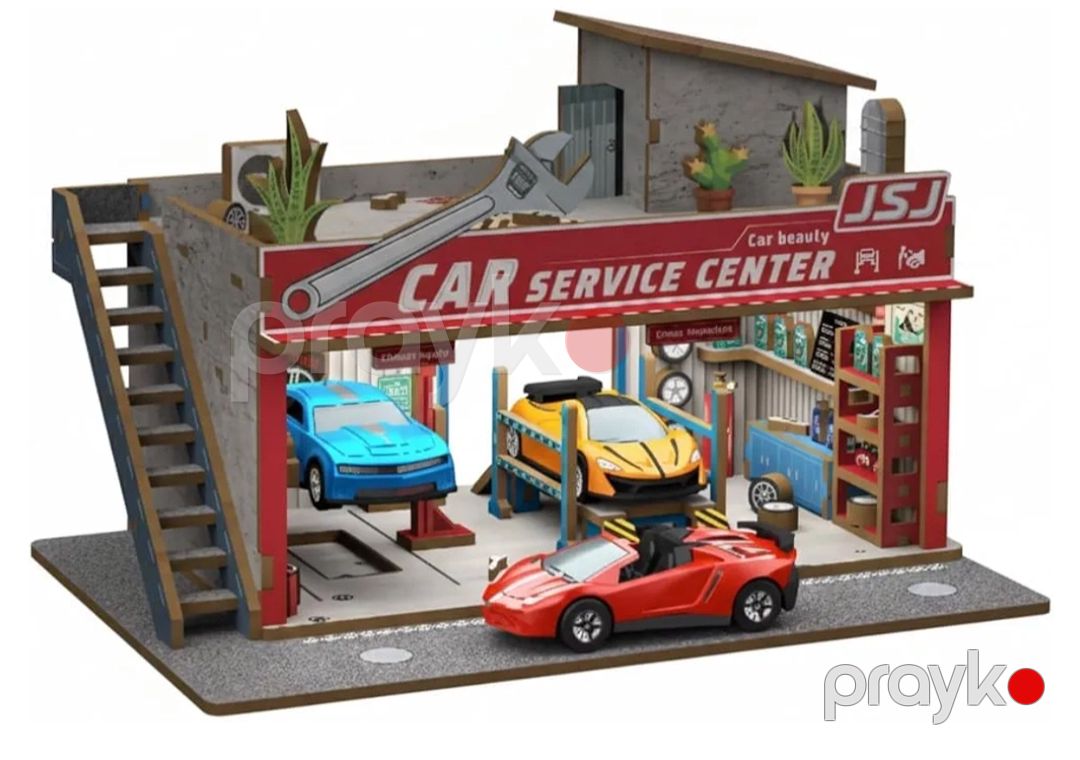 Oyun dəsti Car Service Center, taxta — Mallar, Bakı (2)