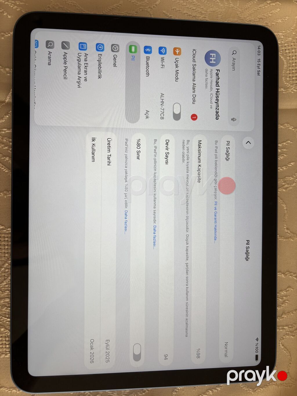 Rəsmi mağazadan alınıb. Səliqəli istifadə olunub, pul lazımdır deyə — Apple, Bakı (3)