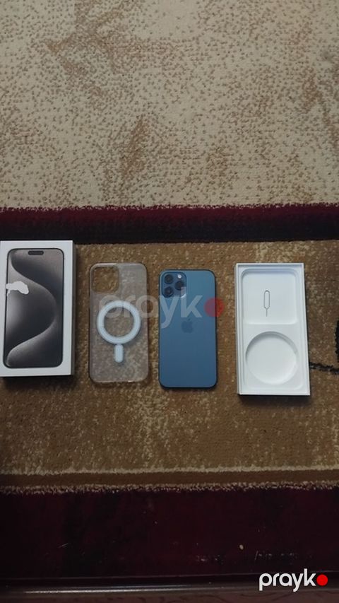 IPhone 12 Pro Max, 128 GB, Sierra Blue, Face ID — Sumqayıt