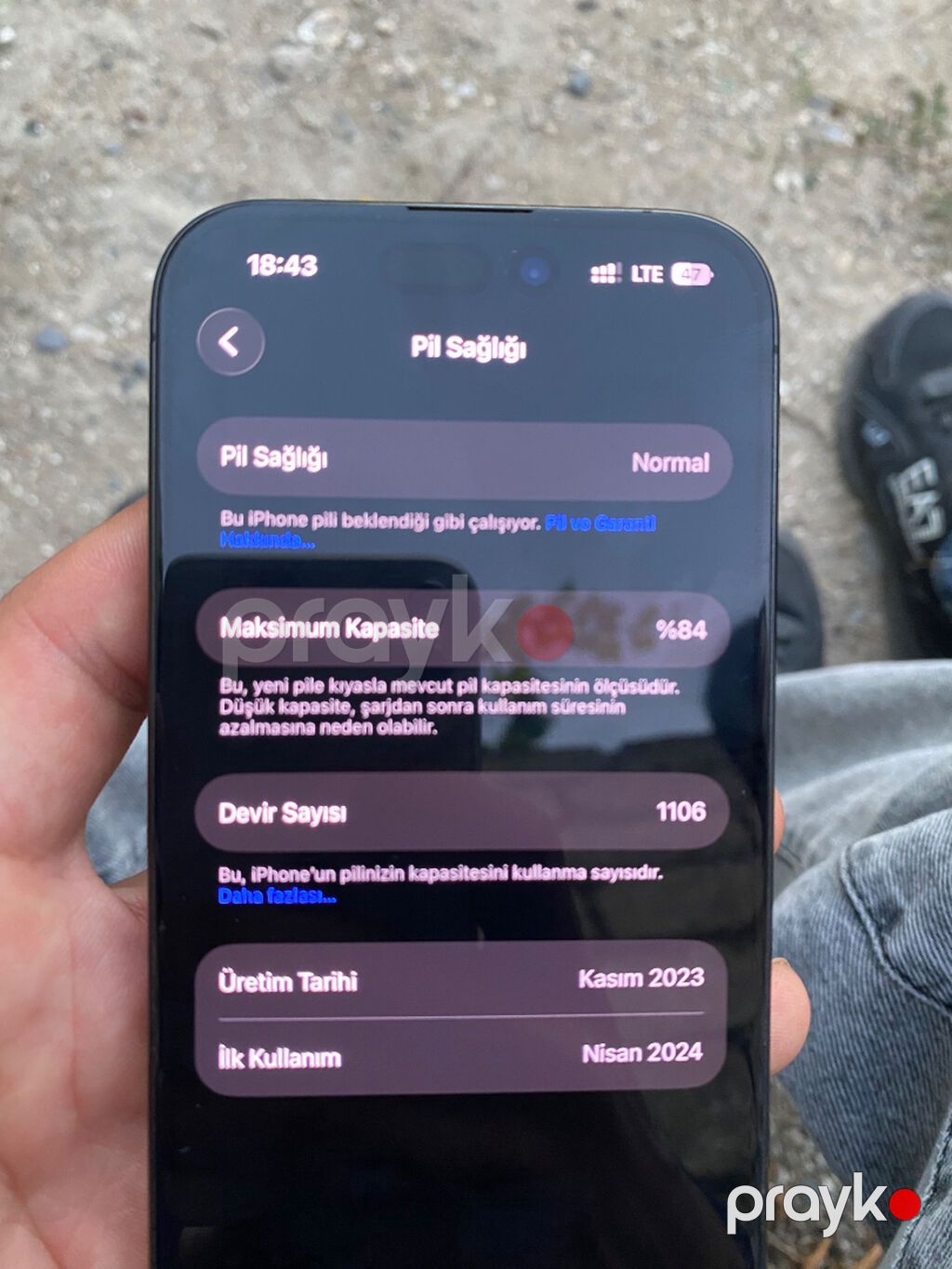 IPhone 15 Pro, 128 GB, Black Titanium, Barmaq izi, Simsiz şarj — Apple iPhone, Bakı (4)
