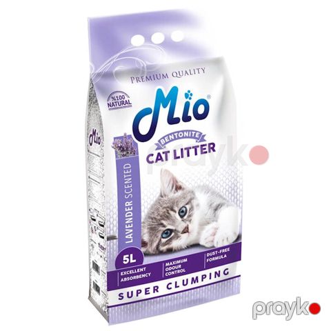 Doldurucu Mio Bentonite Cat Litter Lavender Scented 5 l — Bakı