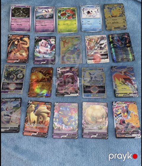 Pokémon kolleksiya kartları dəsti - Şəkildə gördüyünüz müxtəlif — Bakı