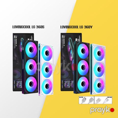 LovingCool LG360 Triple Argb Case Fan with RPM Monitor — Bakı