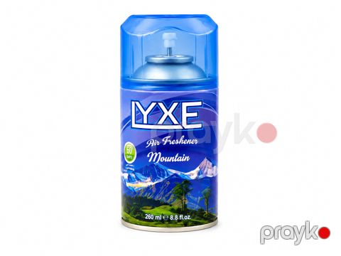 Lyxe Mountain Air Freshener 260 ml Dağ Təravəti ilə Uzunmüddətli Ferahlıq