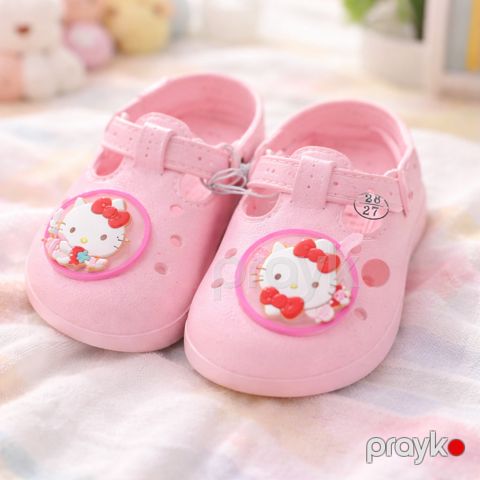 Tərlik qızlar üçün Hello Kitty, çəhrayı, rezin, ölçü 26-27 — Bakı