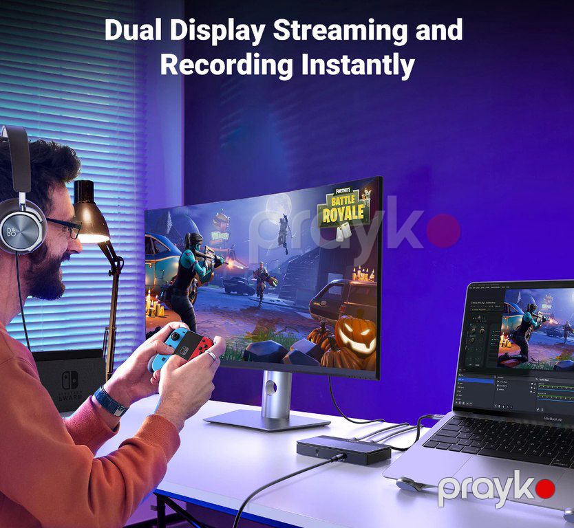 Capture Card "Ugreen" 4K Dual HDMI — Periferik cihazlar, Bakı (3)