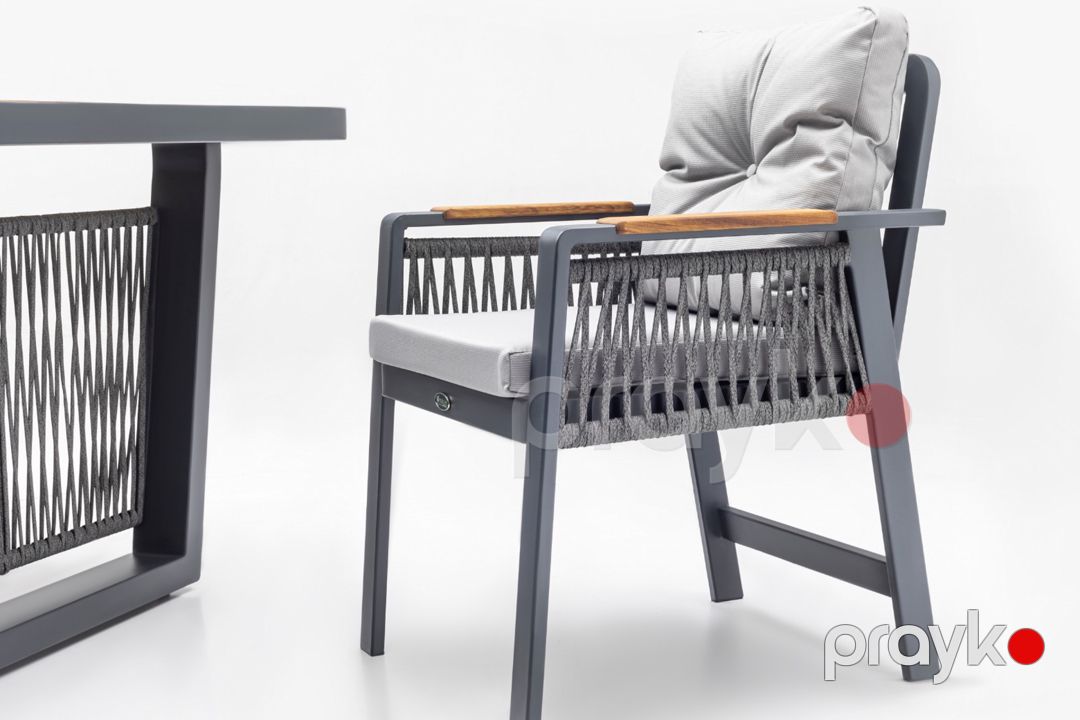 Bağ üçün mebel dəsti Terazzi Artemis Plus MY42, 79x220x98 sm, 63x60 sm — Mallar, Bakı (3)