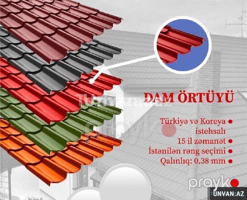 Kreditlə Dam Örtüklərinin satışı — Xidmətlər, Bakı (2)
