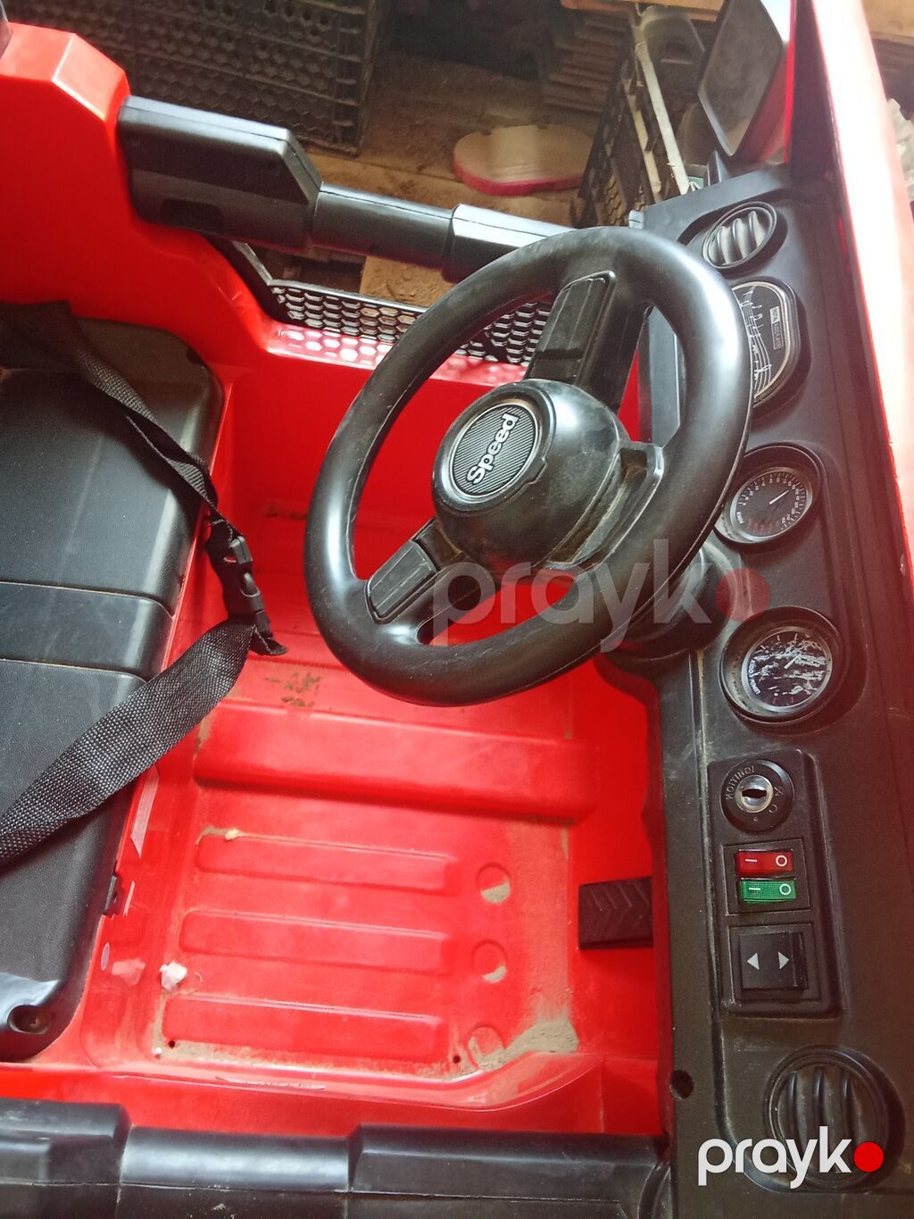 Uşaq elektrik maşını – off-road üslubunda, qırmızı korpus tam ideal — Uşaq avtomobilləri, Mehdiabad (4)