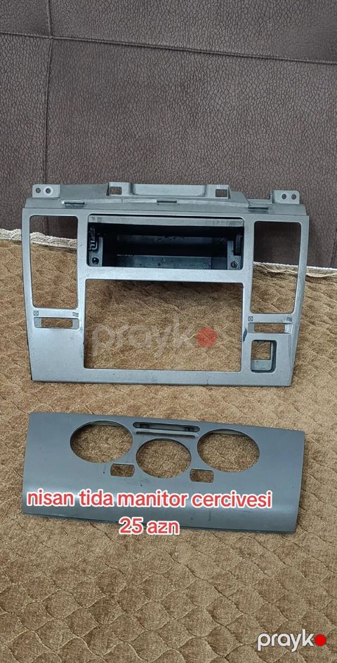 Nissan Tiida üçün monitor çərçivəsi və mərkəzi panel örtüyü - Model — Gəncə