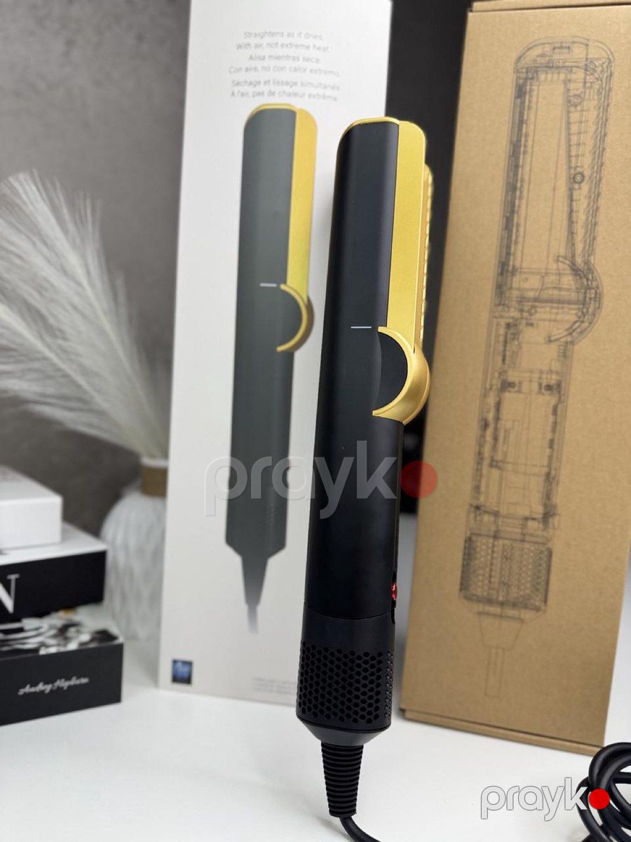 Dyson Airstrait Black Onyx Gold — Gözəllik və səhiyyə, Bakı (2)