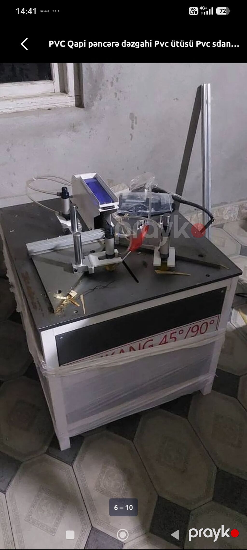 PVC qapı–pəncərə istehsalı üçün avadanlıq komplekti Tərkib: - PVC — Stanoklar, Göyçay (6)