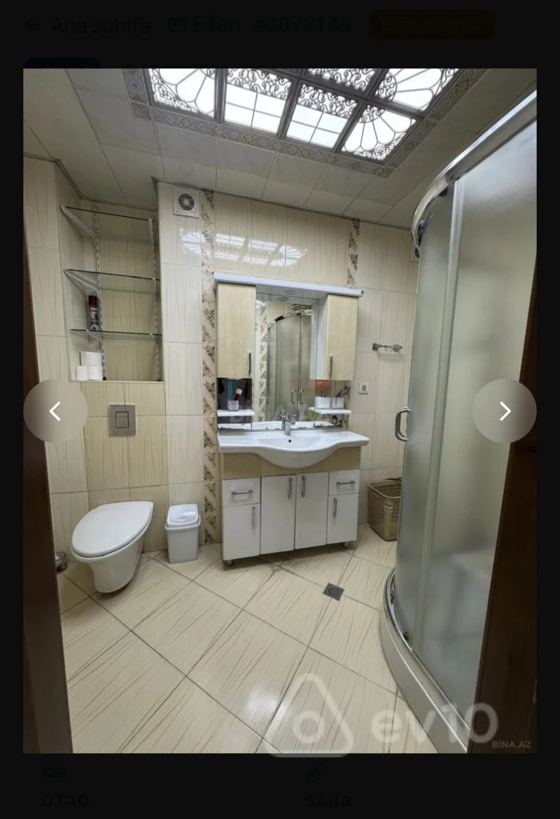 3 otaqlı mənzil, 131 m², Tiblisi prs — kirayə — Mənzil, Bakı (2)