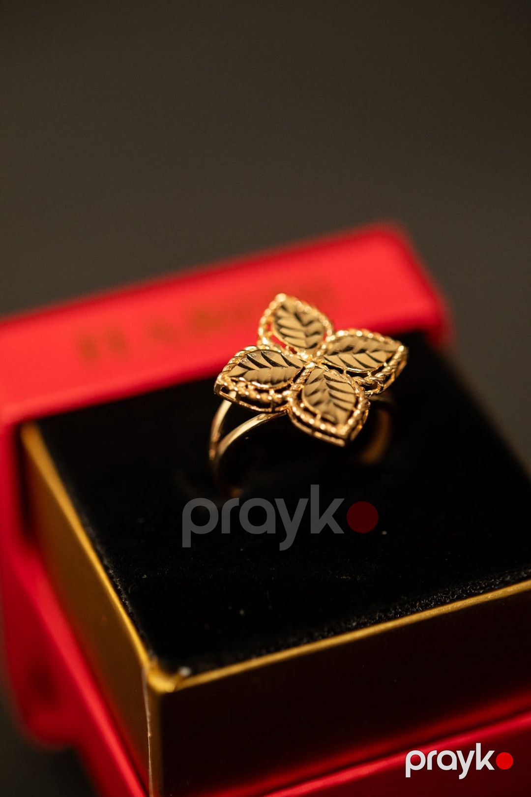 Üzük qadınlar üçün Habibi Jewellery HJ608-1, qızıl 585 əyar, 2.12 q — Mallar, Bakı (2)