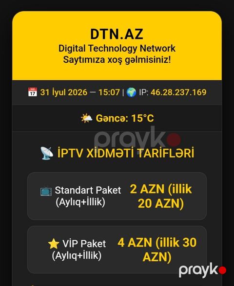 İptv xidməti — Bakı
