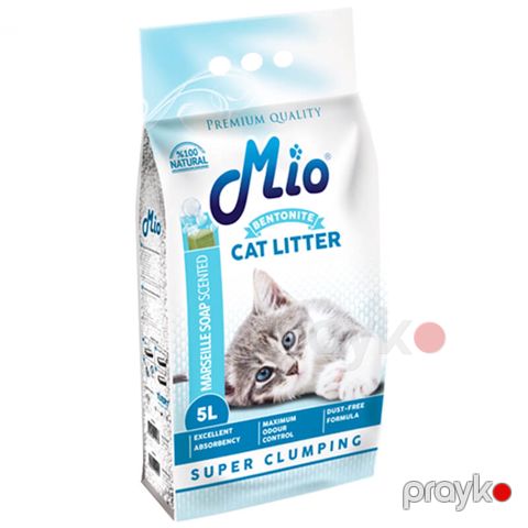 Topalaşan doldurucu pişiklər üçün Mio Cat Litter Marsel sabunu 5 l — Bakı