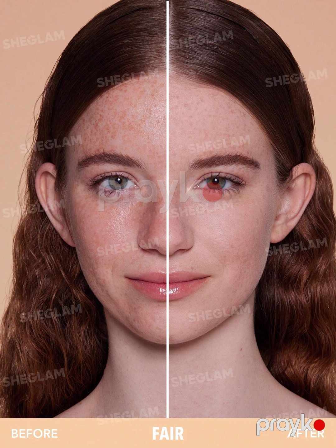 Tonal krem No Brand Skin-Focus High Coverage Powder Fair 11 q — Mallar, Bakı (2)