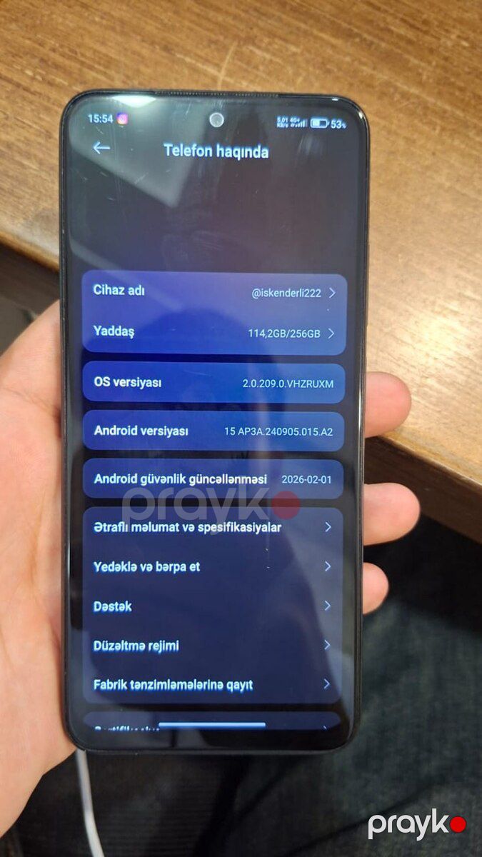 Xiaomi 12S Gray 256GB/8GB — Smartfonlar, Bakı (3)