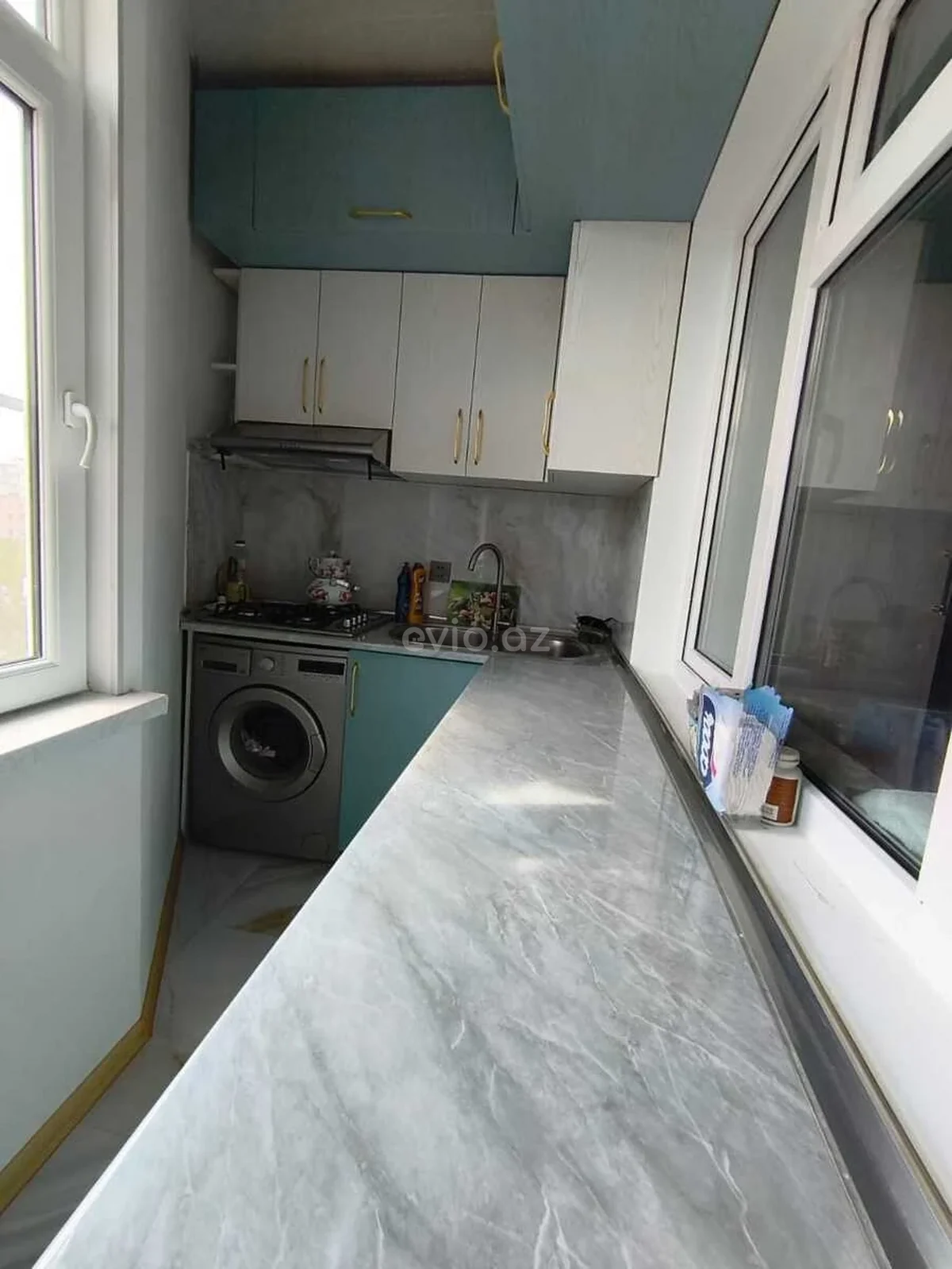 Kirayə 2 otaqlı mənzil Xalqlar Dostluğu metrosu yaxınlığında — Mənzil, Bakı (6)