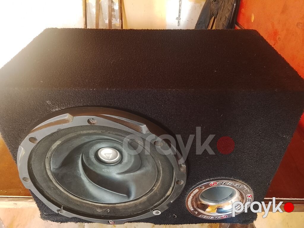 Avtomobil üçün akustik subwoofer qutusu - Brend: Kenwood bas sürücü — Avtomobil akustikası, Salyan (2)