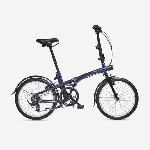 Qatlanan velosiped Decathlon Btwin Fold 500, göy — Bakı