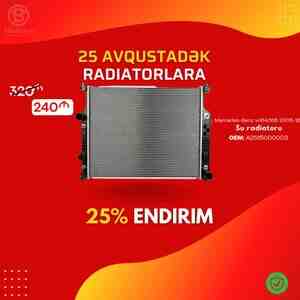 Mercedes W164W166 su radiatoru — Bakı