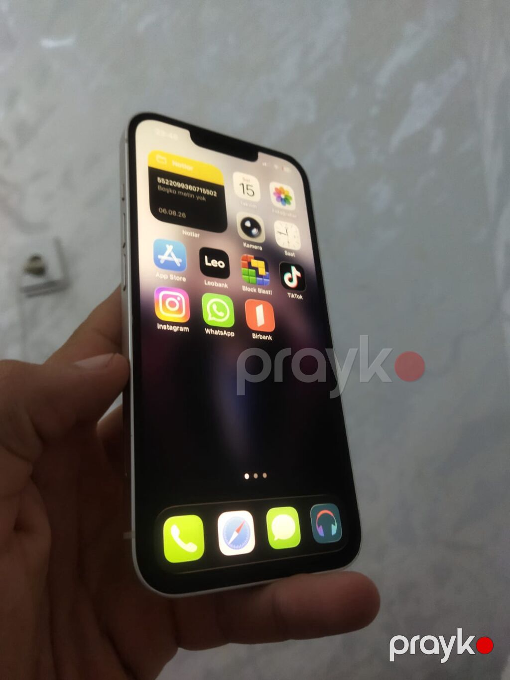 IPhone 13, 128 GB, Starlight, Barmaq izi, Simsiz şarj, Face ID — Apple iPhone, Bakı (2)
