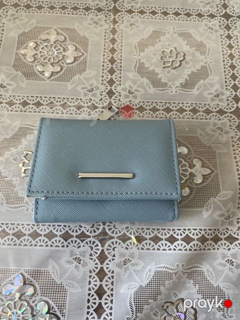 LC Waikiki mini pulqabı - Rəng: açıq mavi - Material: teksturalı — Masazır