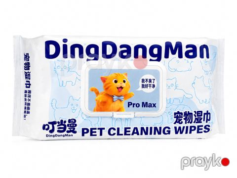 Heyvanlar üçün təmizləyici nəm salfetlər DingDangMan Pro Max Pet Cleaning Wipes — Bakı