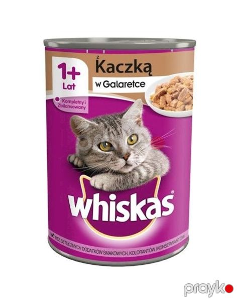 Konserv Whiskas pişiklər üçün, ördək ilə jelədə, 400 q — Bakı