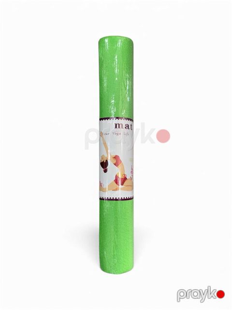 Yoqa üçün mat MS, 173x61 sm, 0.5 mm, yaşıl — Bakı