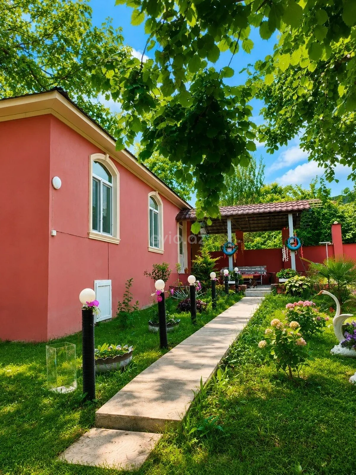 Kirayə 5 otaqlı bağ evi Qəbələdə — Ev, villa, Qəbələ (5)