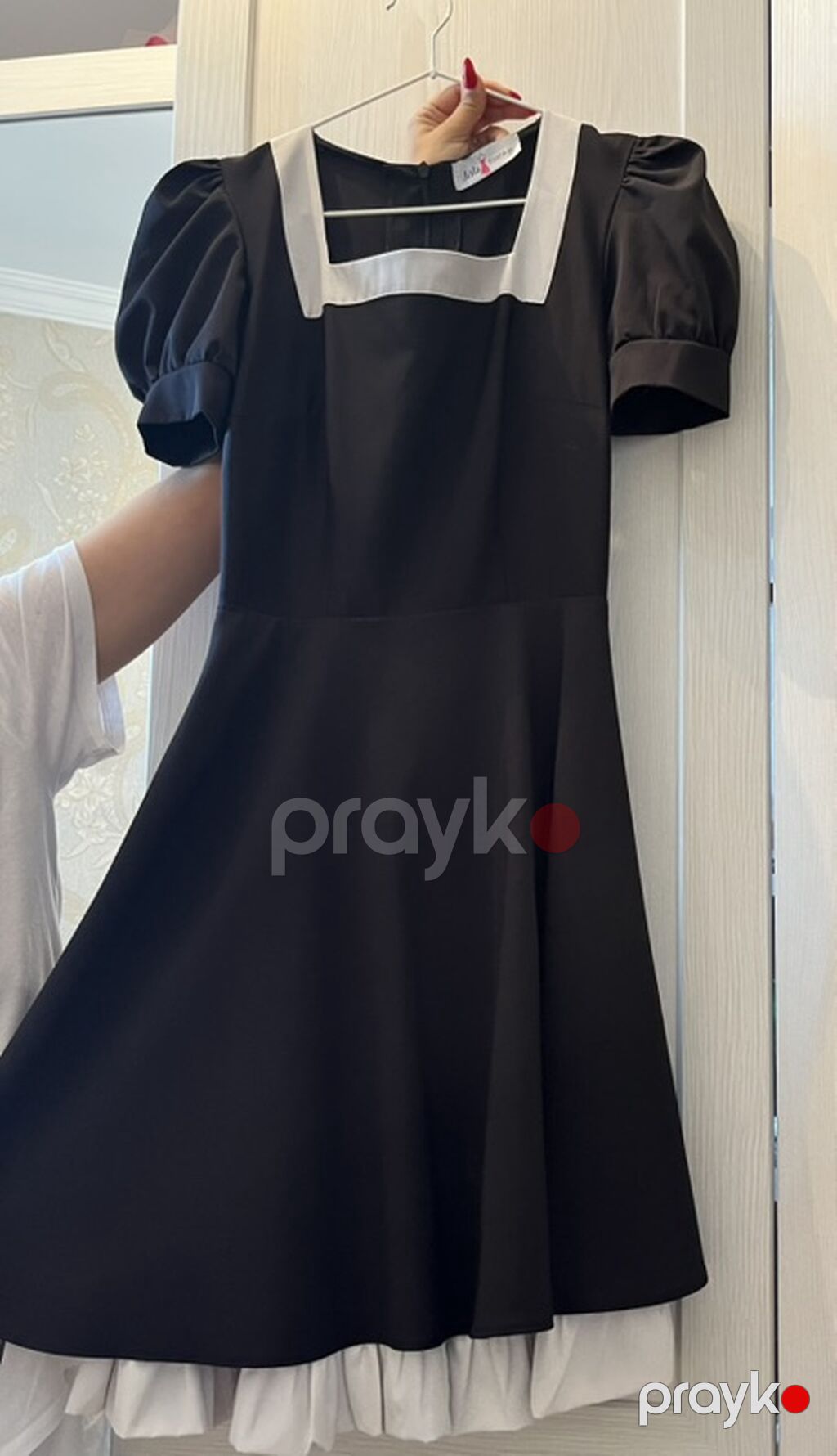 Qadın geyimləri – 4 ədəd zərif don dəsti 1) Tünd bənövşəyi minidress — Axşam paltarları, Xırdalan (10)