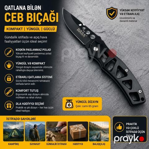 Universal bıçaq paslanmayan polad/metal — Bakı