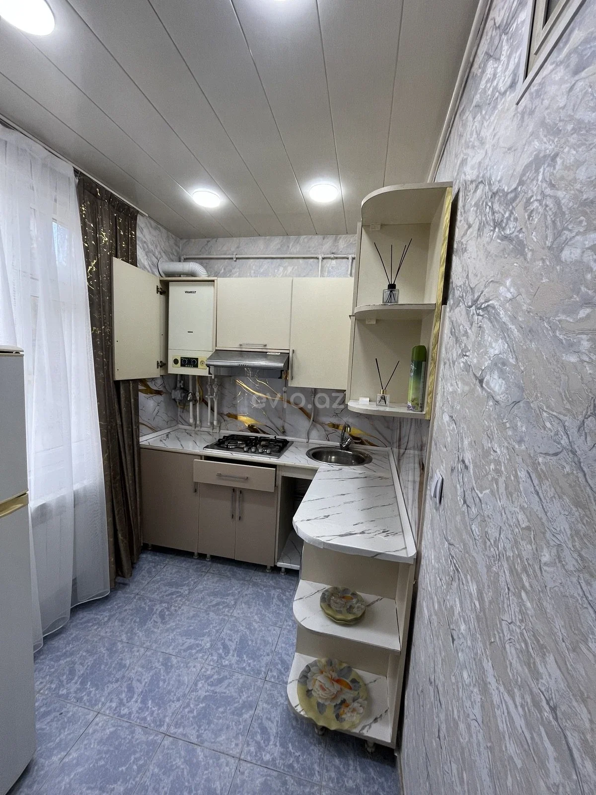 2 otaqlı tam təmirli mənzil satılır 2-ci mikrorayonda — Mənzil, Bakı (8)