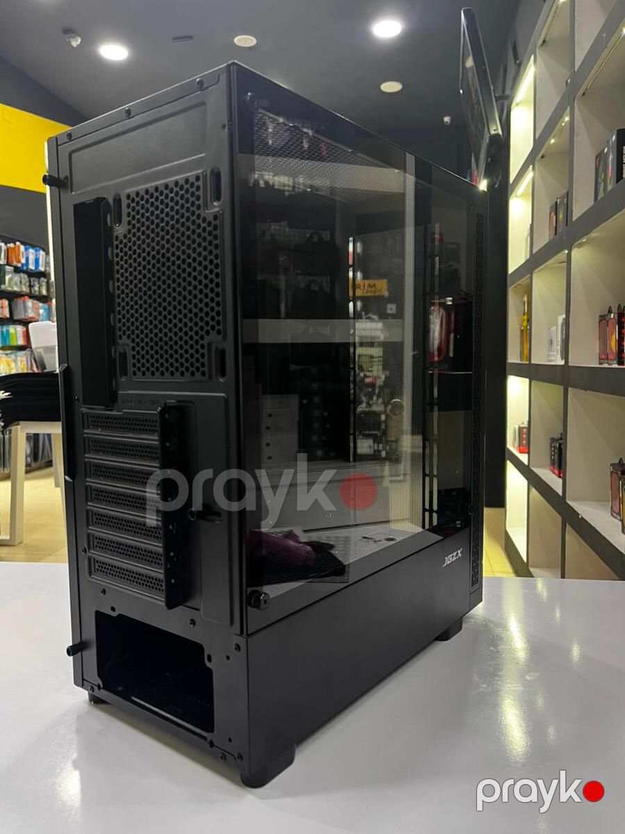 Gaming case "Jgzx Star E-Atx Gaming Case (Black)" — Kompüterlər və noutbuklar, Bakı (8)