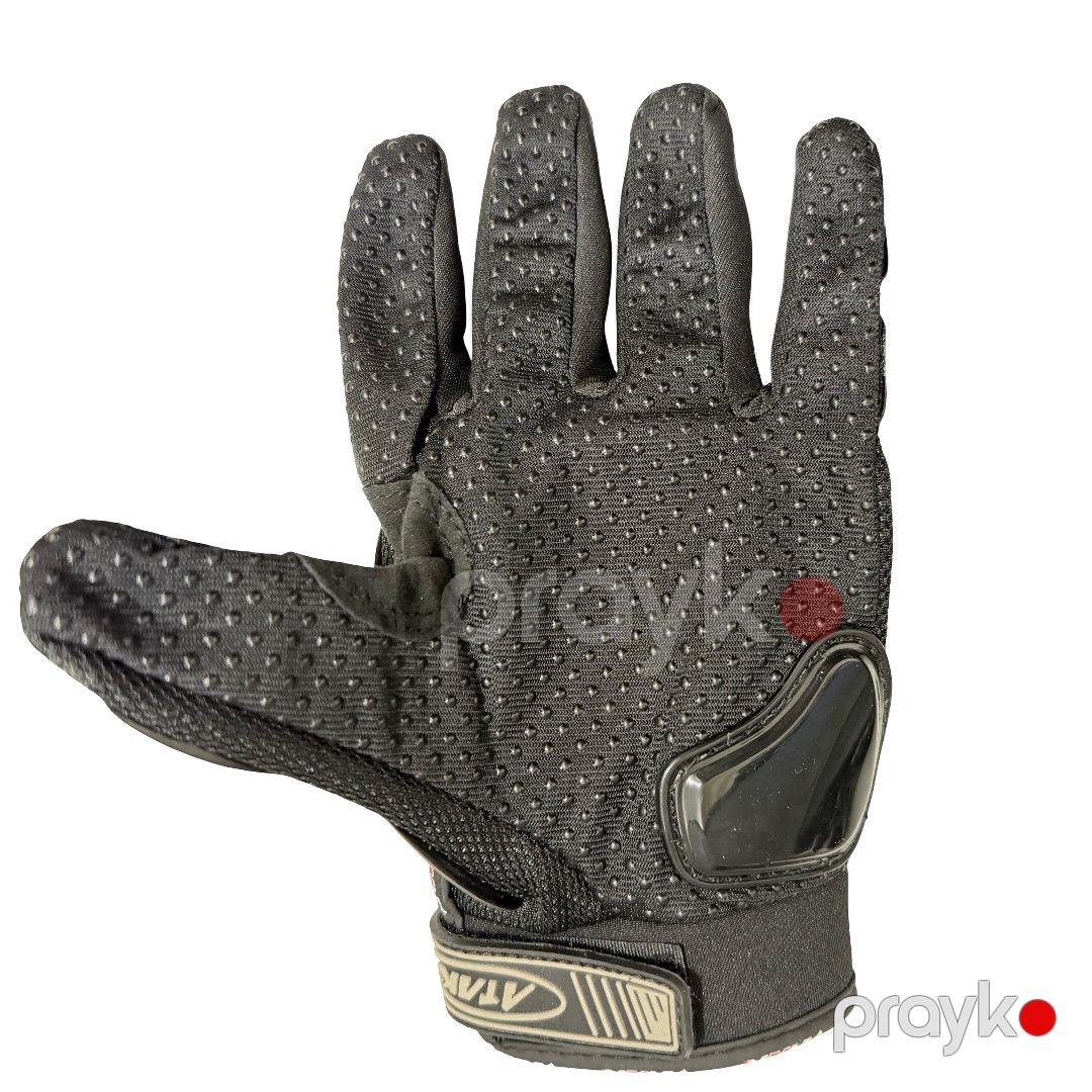 Moto əlcəklər AT-15, neylon/poliester/süni dəri, qara, ölçü XL — Mallar, Bakı (2)